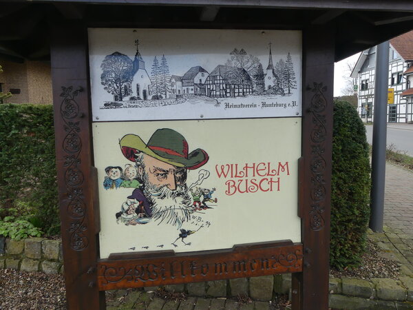 Wilhelm-Busch-Tafel des Heimatvereins Hunteburg e.V.
